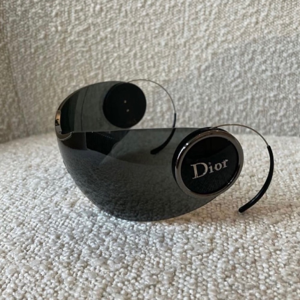 VINTAGE CHRISTIAN DIOR SPORT 3 MASK SHIELD SUNGLASSES 2000'S MADE IN ITALY Y2K